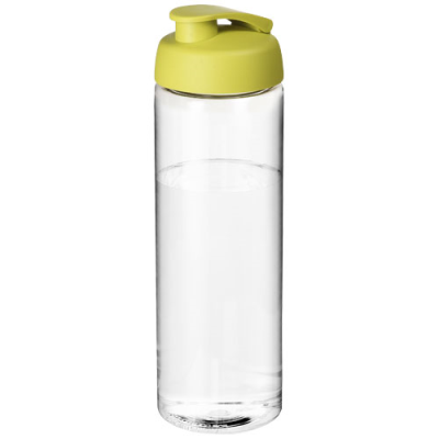 Picture of H2O ACTIVE® VIBE 850 ML FLIP LID SPORTS BOTTLE in Clear Transparent & Lime.