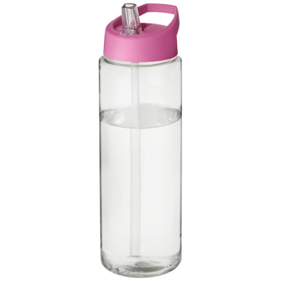 Picture of H2O ACTIVE® VIBE 850 ML SPOUT LID SPORTS BOTTLE in Transparent & Pink.