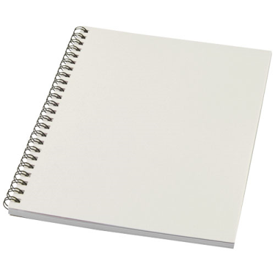 Picture of DESK-MATE® A5 COLOUR SPIRAL NOTE BOOK in Ivory White