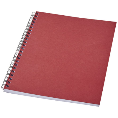 Picture of DESK-MATE® A5 COLOUR SPIRAL NOTE BOOK in Red