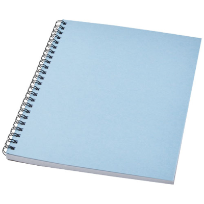 Picture of DESK-MATE® A5 COLOUR SPIRAL NOTE BOOK in Light Blue.