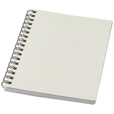 Picture of DESK-MATE® A6 COLOUR SPIRAL NOTE BOOK in Ivory White