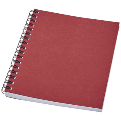 Picture of DESK-MATE® A6 COLOUR SPIRAL NOTE BOOK in Red.