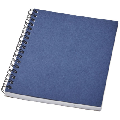 Picture of DESK-MATE® A6 COLOUR SPIRAL NOTE BOOK in Dark Blue.