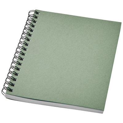 Picture of DESK-MATE® A6 COLOUR SPIRAL NOTE BOOK in Pale Green.