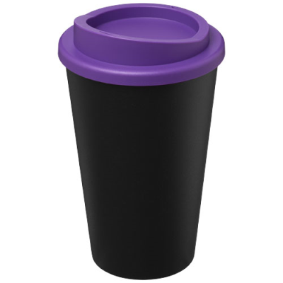 Picture of AMERICANO® ECO 350 ML RECYCLED TUMBLER in Solid Black & Purple