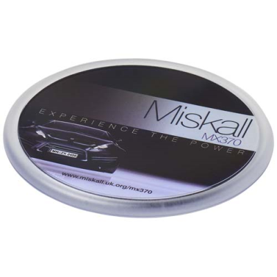 Picture of ELLISON ROUND PLASTIC COASTER with Paper Insert in Clear Transparent Clear Transparent.