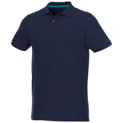 Picture of BERYL SHORT SLEEVE MENS ORGANIC RECYCLED POLO in Navy.