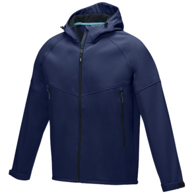 Picture of COLTAN MEN’S GRS RECYCLED SOFTSHELL JACKET in Navy.