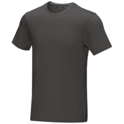 Picture of AZURITE SHORT SLEEVE MEN’S ORGANIC TEE SHIRT in Storm Grey.