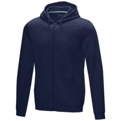 Picture of RUBY MEN’S ORGANIC RECYCLED FULL ZIP HOODED HOODY in Navy