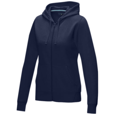 Picture of RUBY WOMEN’S ORGANIC RECYCLED FULL ZIP HOODED HOODY in Navy