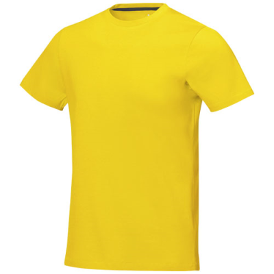 Picture of NANAIMO SHORT SLEEVE MENS TEE SHIRT in Yellow.