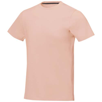 Picture of NANAIMO SHORT SLEEVE MENS TEE SHIRT in Pale Blush Pink.