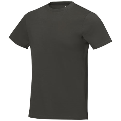 Picture of NANAIMO SHORT SLEEVE MENS TEE SHIRT in Anthracite Grey.