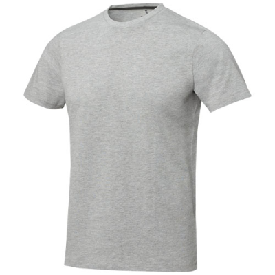 Picture of NANAIMO SHORT SLEEVE MENS TEE SHIRT in Grey Melange.