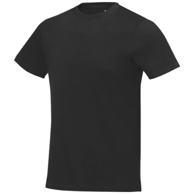 Picture of NANAIMO SHORT SLEEVE MENS TEE SHIRT in Solid Black.