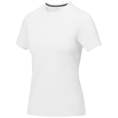 Picture of NANAIMO SHORT SLEEVE WOMENS TEE SHIRT in White.