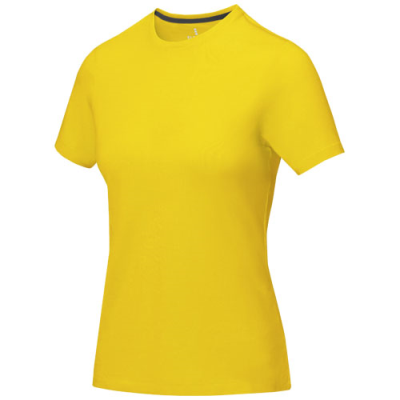 Picture of NANAIMO SHORT SLEEVE WOMENS TEE SHIRT in Yellow.