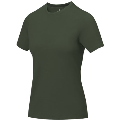 Picture of NANAIMO SHORT SLEEVE WOMENS TEE SHIRT in Army Green.