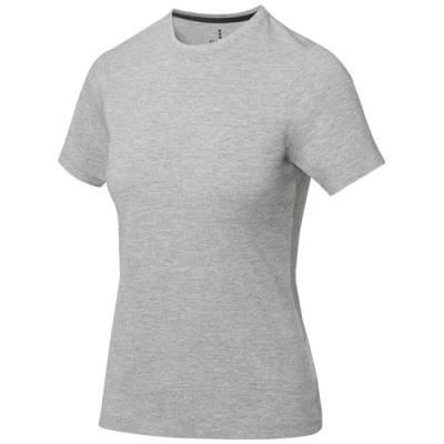 Picture of NANAIMO SHORT SLEEVE WOMENS TEE SHIRT in Grey Melange.