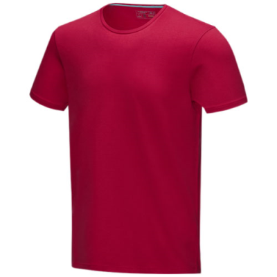 Picture of BALFOUR SHORT SLEEVE MENS ORGANIC TEE SHIRT in Red.