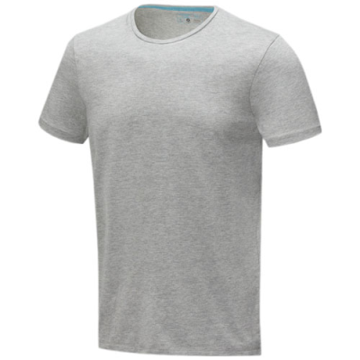 Picture of BALFOUR SHORT SLEEVE MENS ORGANIC TEE SHIRT in Grey Melange.