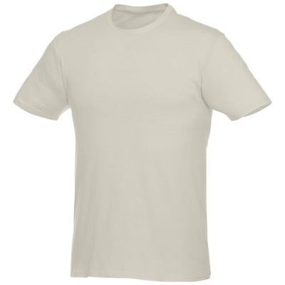 Picture of HEROS SHORT SLEEVE MENS TEE SHIRT in Pale Grey.