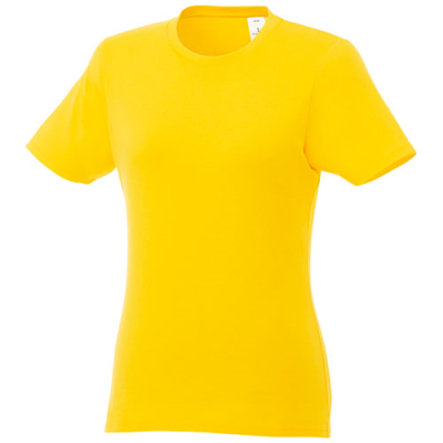 Picture of HEROS SHORT SLEEVE WOMENS TEE SHIRT in Yellow.