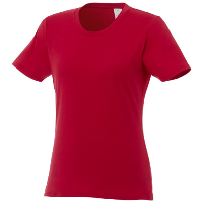 Picture of HEROS SHORT SLEEVE WOMENS TEE SHIRT in Red.