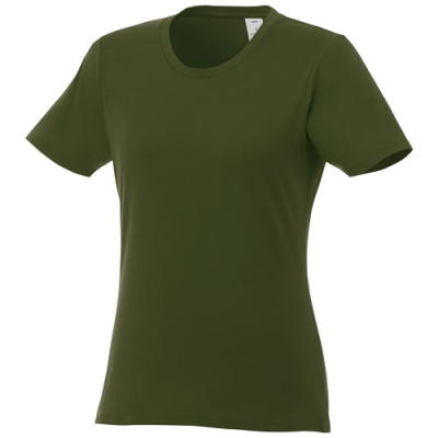 Picture of HEROS SHORT SLEEVE WOMENS TEE SHIRT in Army Green.