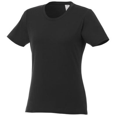 Picture of HEROS SHORT SLEEVE WOMENS TEE SHIRT in Solid Black.