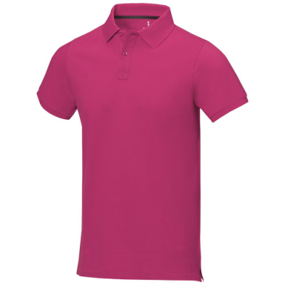 Picture of CALGARY SHORT SLEEVE MENS POLO in Magenta.