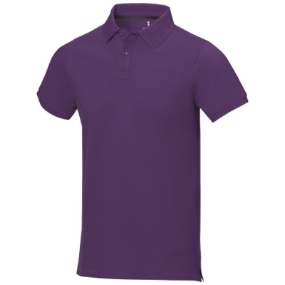 Picture of CALGARY SHORT SLEEVE MENS POLO in Plum.