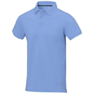 Picture of CALGARY SHORT SLEEVE MENS POLO in Light Blue.