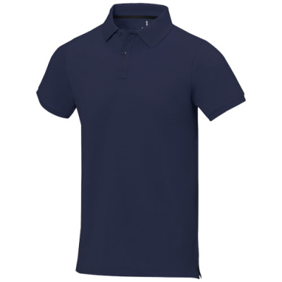 Picture of CALGARY SHORT SLEEVE MENS POLO in Navy.