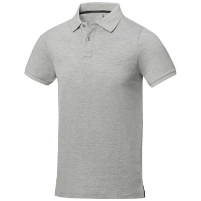 Picture of CALGARY SHORT SLEEVE MENS POLO in Grey Melange.