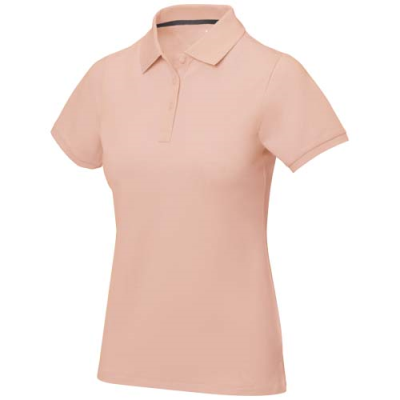 Picture of CALGARY SHORT SLEEVE LADIES POLO in Pale Blush Pink.