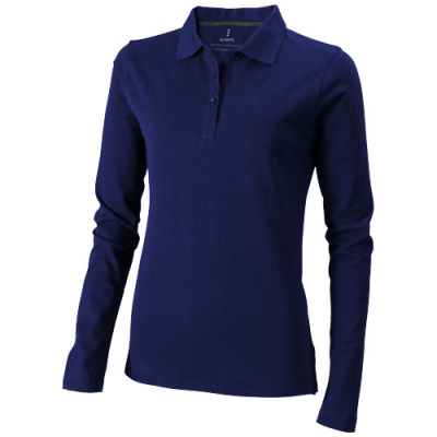 Picture of OAKVILLE LONG SLEEVE WOMENS POLO in Navy