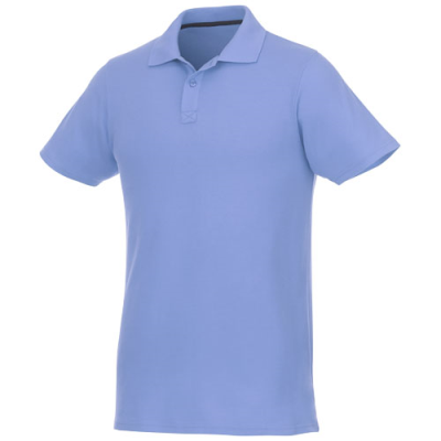 Picture of HELIOS SHORT SLEEVE MENS POLO in Light Blue.