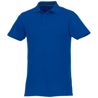 Picture of HELIOS SHORT SLEEVE MENS POLO in Blue.