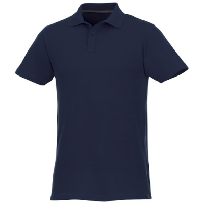 Picture of HELIOS SHORT SLEEVE MENS POLO in Navy.