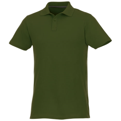 Picture of HELIOS SHORT SLEEVE MENS POLO in Army Green.