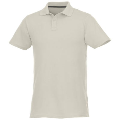 Picture of HELIOS SHORT SLEEVE MENS POLO in Pale Grey.