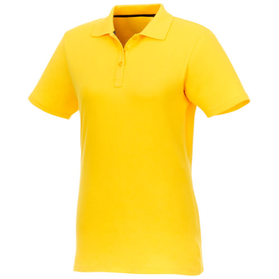 Picture of HELIOS SHORT SLEEVE WOMENS POLO in Yellow.