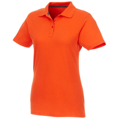 Picture of HELIOS SHORT SLEEVE WOMENS POLO in Orange.