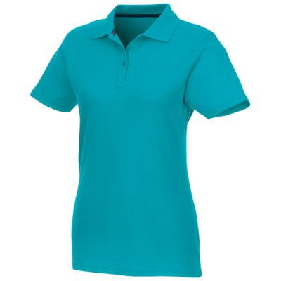 Picture of HELIOS SHORT SLEEVE WOMENS POLO in Aqua.