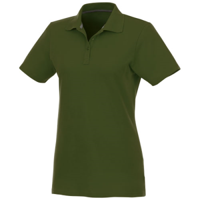 Picture of HELIOS SHORT SLEEVE WOMENS POLO in Army Green.