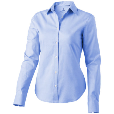 Picture of VAILLANT LONG SLEEVE WOMENS OXFORD SHIRT in Light Blue.