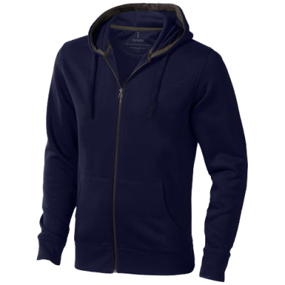 Picture of ARORA MENS FULL ZIP HOODED HOODY in Navy.